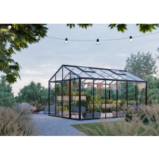 Wooden ark-formed greenhouse 3.0x4.0m