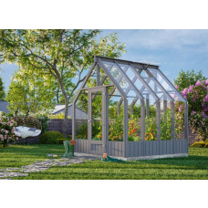 Wooden ark-formed greenhouse 3.0x4.0m