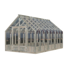 Wooden ark-formed greenhouse 3.0x4.0m