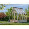 Wooden ark-formed greenhouse 3.0x4.0m