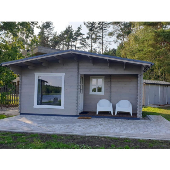 Attēls no kempinga OZO RiverSide wooden cottage in Jurmala