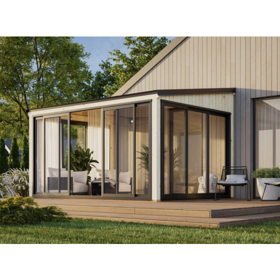 Katrīna 11,6m2 - stiklota veranda