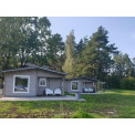 Attēls no kempinga OZO RiverSide wooden cottage in Jurmala