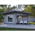 Attēls no kempinga OZO RiverSide wooden cottage in Jurmala