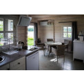 Attēls no kempinga OZO RiverSide wooden cottage in Jurmala